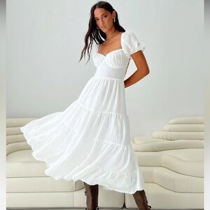 Princess Polly Danny Midi Dress Size 10